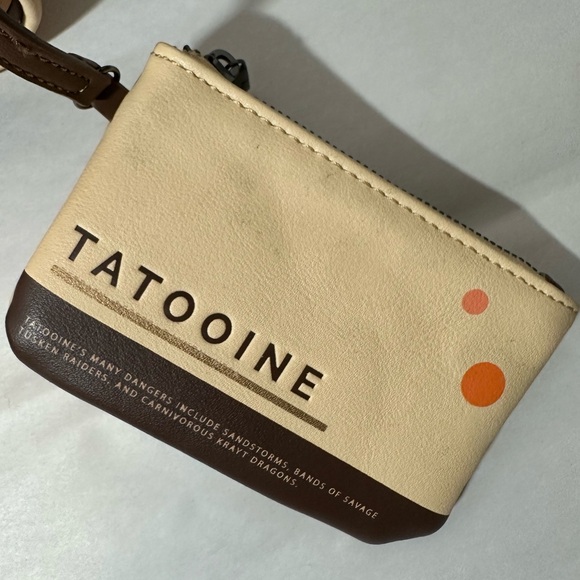 Star Wars Loungefly Tatooine Mini Bookbag with Pouch (only one strap) - Picture 15 of 16